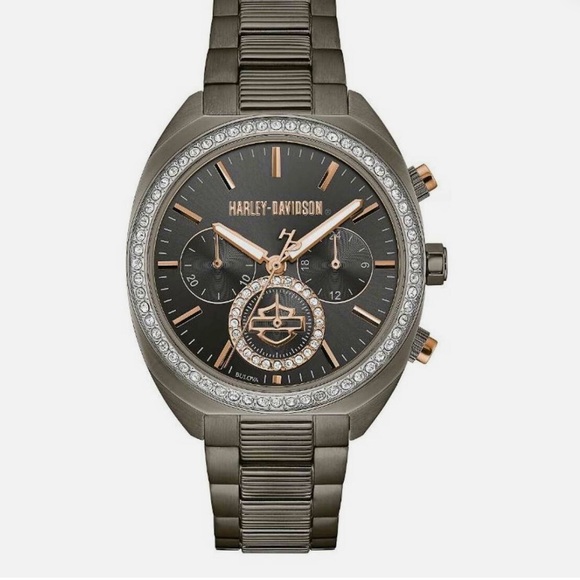 Woman’s Harley-Davidson Bulova Watch - Picture 2 of 3